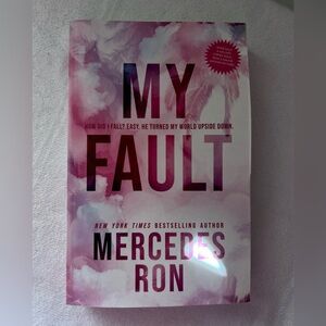 My Fault by Mercedes Ron Book